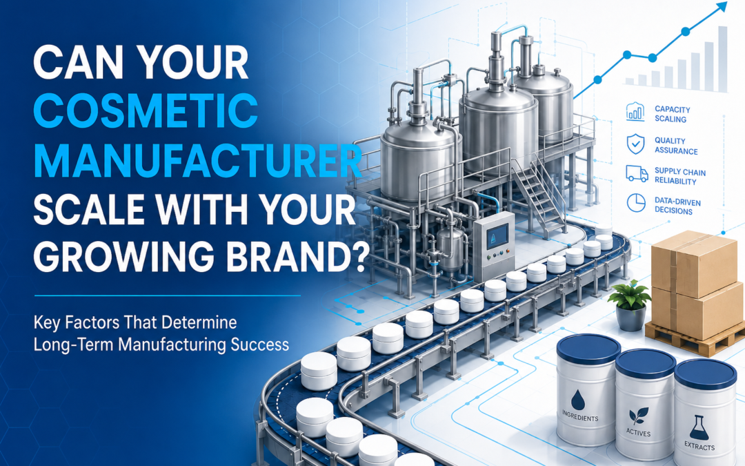 Can Your Cosmetic Manufacturer Scale With Your Growing Brand?